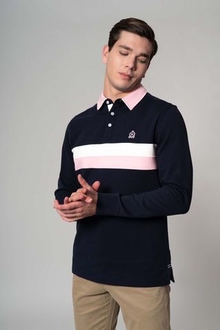 Polo regular fit - Azul marino