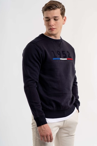 Sudadera regular fit - Azul marino