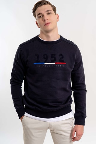 Sudadera regular fit - Azul marino