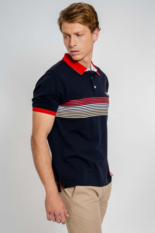 Polo regular fit - Azul marino