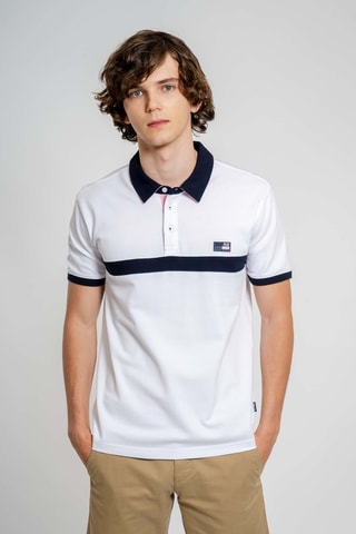 Polo regular fit - Blanco