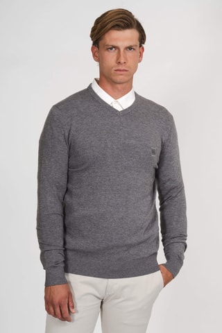 Jersey regular fit - Gris