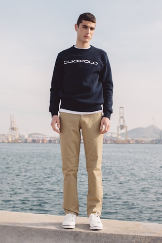 Sudadera regular fit - Azul marino