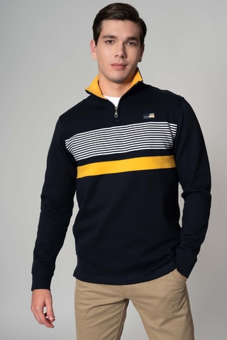 Sudadera regular fit - Azul marino