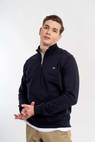 Sudadera regular fit - Azul marino