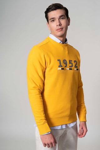 Sudadera regular fit - Amarillo
