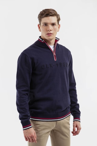 Sudadera regular fit - Azul marino