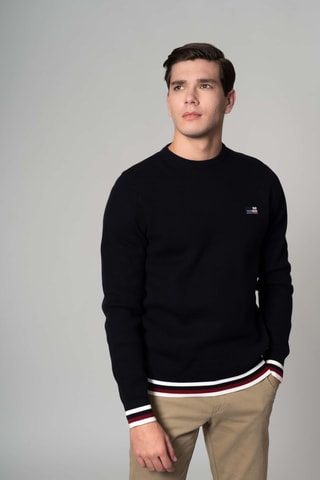 Jersey regular fit - Azul marino