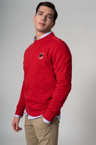 Sudadera regular fit - Rojo