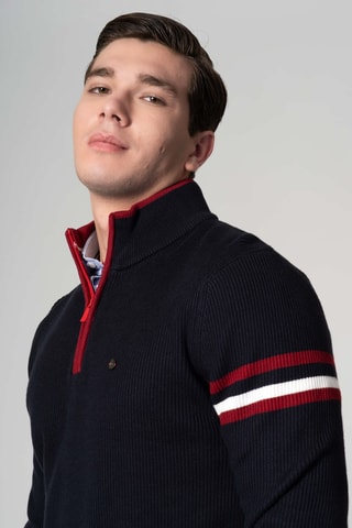 Jersey regular fit - Azul marino