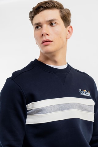 Sudadera regular fit - Azul marino