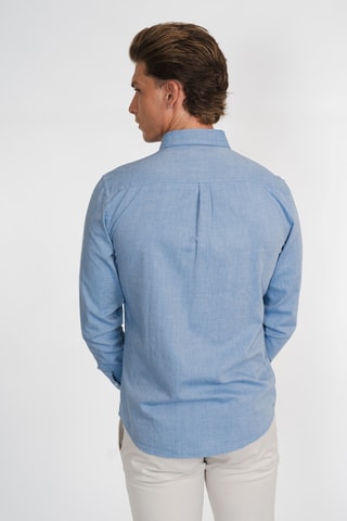 Camisa regular fit - Azul