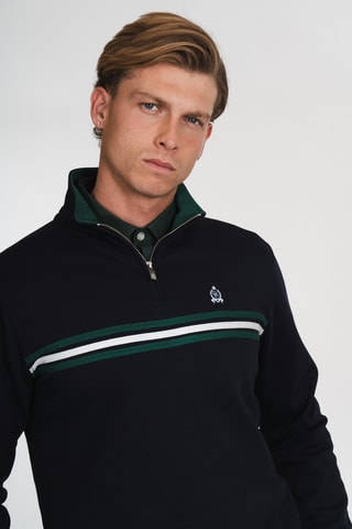 Sudadera regular fit - Azul marino