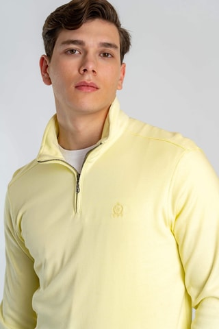 Sudadera regular fit - Amarillo
