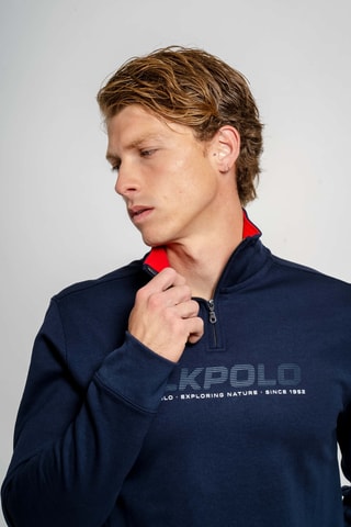 Sudadera regular fit - Azul marino