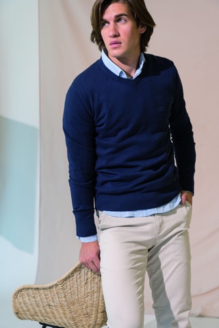 Jersey regular fit - Azul