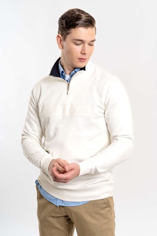 Sudadera regular fit - Beige