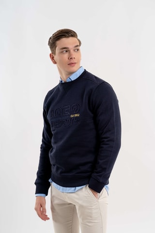 Sudadera regular fit - Azul marino