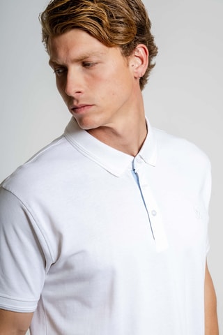 Polo regular fit - Blanco