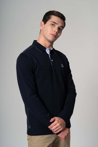 Polo regular fit - Azul marino