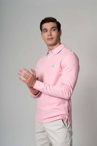 Polo regular fit - Rosa