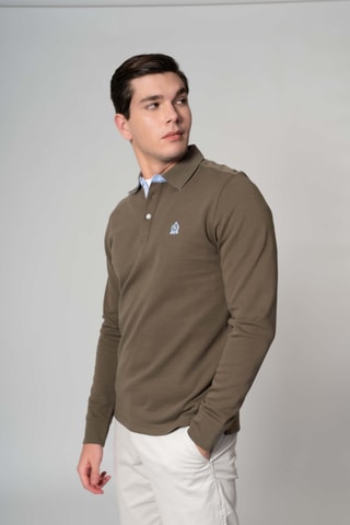 Polo regular fit - Caqui