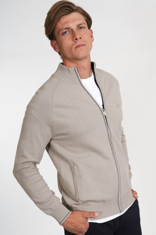 Cárdigan regular fit - Topo