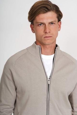 Cárdigan regular fit - Topo