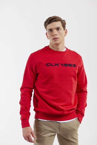 Sudadera regular fit - Rojo