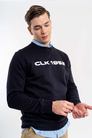 Sudadera regular fit - Azul marino