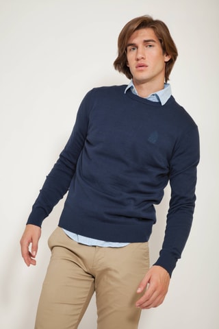 Jersey regular fit - Azul