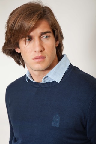 Jersey regular fit - Azul