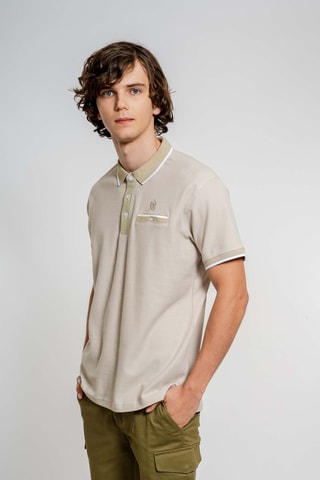 Polo regular fit - Topo