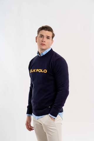 Jersey regular fit - Azul marino