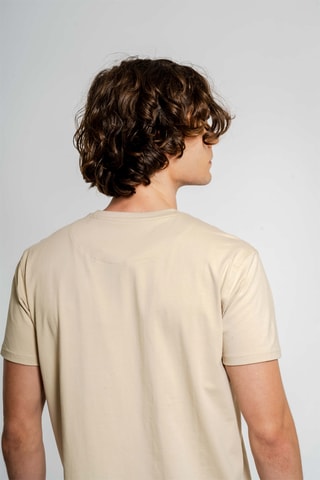 Camiseta regular fit - Beige