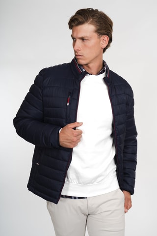 Veste regular - Bleu marine