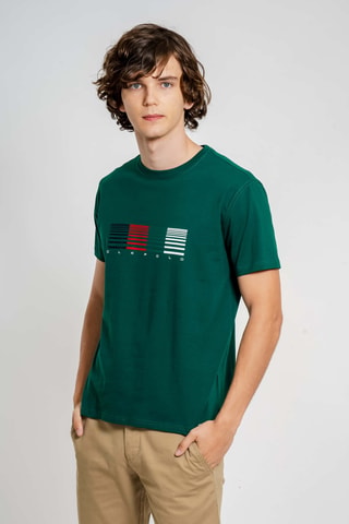 Camiseta regular fit - Verde