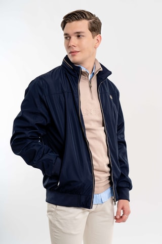 Chaqueta regular fit - Azul marino