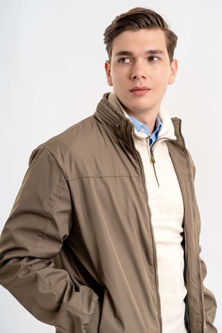 Chaqueta regular fit - Topo