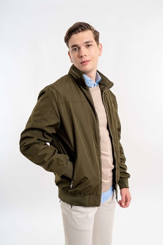 Chaqueta regular fit - Caqui