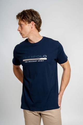 Camiseta regular fit - Azul marino