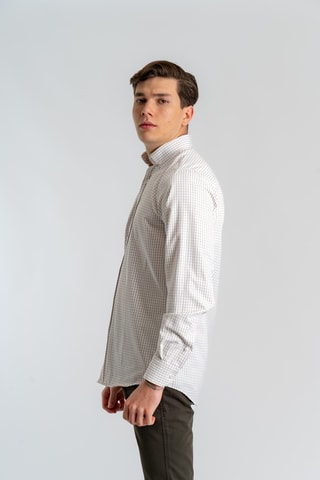 Camisa regular fit - Beige