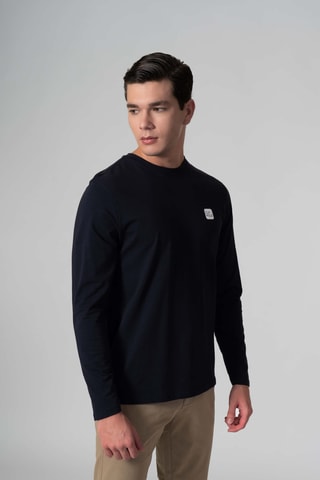 Camiseta regular fit - Azul marino