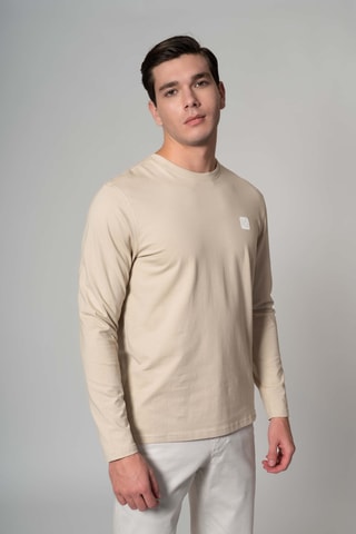 Camiseta regular fit - Beige