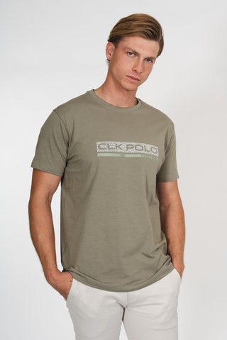 Camiseta regular fit - Caqui