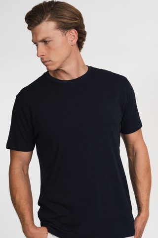 Camiseta regular fit - Azul marino