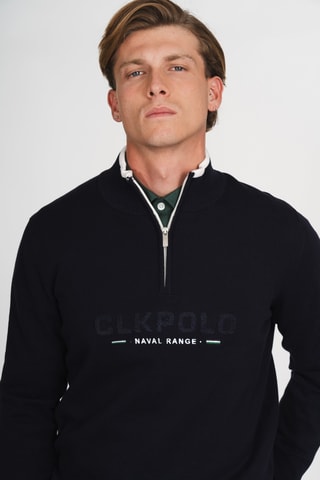 Jersey regular fit - Azul marino