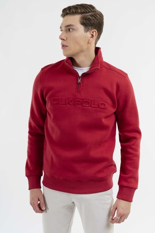 Sudadera regular fit - Burdeos
