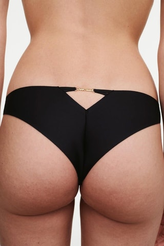 Tanga Metallx - Noir - Chantelle X