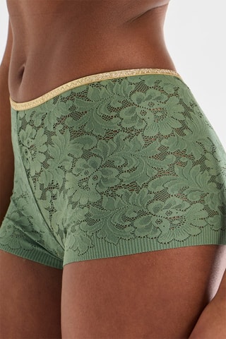Shorty en dentelle Dylan - Amande